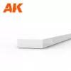 AK-Interactive - Strips 1.00 x 3.00 x 350mm – STYRENE STRIP – (10 units) - Téglalap alakú sztirol profil AK6521