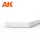 AK-Interactive - Strips 1.00 x 5.00 x 350mm – STYRENE STRIP – (10 units) - Téglalap alakú sztirol profil AK6523