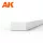 AK-Interactive - Strips 1.50 x 3.00 x 350mm – STYRENE STRIP – (10 units) - Téglalap alakú sztirol profil AK6526