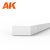 AK-Interactive - Strips 1.50 x 3.00 x 350mm – STYRENE STRIP – (10 units) - Téglalap alakú sztirol profil AK6526