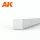 AK-Interactive - Strips 2.00 x 2.00 x 350mm – STYRENE STRIP – (9 units) - Négyzet alakú sztirol profil AK6529
