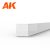 AK-Interactive - Strips 2.00 x 2.00 x 350mm – STYRENE STRIP – (9 units) - Négyzet alakú sztirol profil AK6529