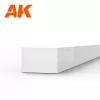 AK-Interactive - Strips 2.00 x 3.00 x 350mm – STYRENE STRIP – (8 units) - Téglalap alakú sztirol profil AK6530