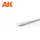 AK-Interactive - Rod 0.75 diameter x 350mm – STYRENE ROD – (10 units) - Rúd alakú sztirol profil AK6537