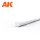 AK-Interactive - Rod 1.00 diameter x 350mm – STYRENE ROD – (10 units) - Rúd alakú sztirol profil AK6538