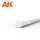 AK-Interactive - Rod 1.50 diameter x 350mm – STYRENE ROD – (8 units) - Rúd alakú sztirol profil AK6539