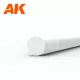 AK-Interactive - Rod 2.00 diameter x 350mm – STYRENE ROD – (6 units) - Rúd alakú sztirol profil AK6540