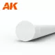 AK-Interactive - Rod 3.00 diameter x 350mm – STYRENE ROD – (4 units) - Rúd alakú sztirol profil AK6541