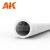 AK-Interactive - Hollow tube 3.00 diameter x 350mm – STYRENE HOLLOW TUBE – (5 units) - Cső alakú sztirol profil AK6543
