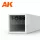 AK-Interactive - Square hollow tube 4.00 x 350mm – STYRENE SQUARE HOLLOW TUBE – (3 units) - Négyzet alakú sztirol profil AK6548