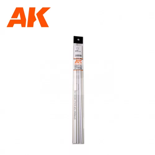 AK-Interactive - Square hollow tube 6.00 x 350mm – STYRENE SQUARE HOLLOW TUBE – (2 units) - Négyzet alakú sztirol profil AK6550