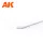 AK-Interactive - Half cane 1.00 x 350mm – STYRENE HALF CANE – (5 units) Félkör alakú sztirol profil AK6551