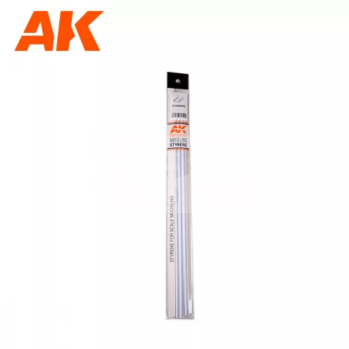 AK-Interactive - U Channel 4.0 width x 350mm – STYRENE U CHANNEL – (3 units) U alakú sztirol profil AK6556