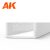 AK-Interactive - U Channel 5.0 width x 350mm – STYRENE U CHANNEL – (3 units) U alakú sztirol profil AK6557