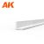 AK-Interactive - Angle 1.50 x 1.50 x 350mm – STYRENE ANGLE – (4 units) L alakú sztirol profil AK6559