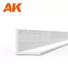 AK-Interactive - Angle 3.0 x 3.0 x 350mm – STYRENE ANGLE – (4 units) L alakú sztirol profil AK6561
