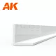 AK-Interactive - Angle 3.0 x 3.0 x 350mm – STYRENE ANGLE – (4 units) L alakú sztirol profil AK6561