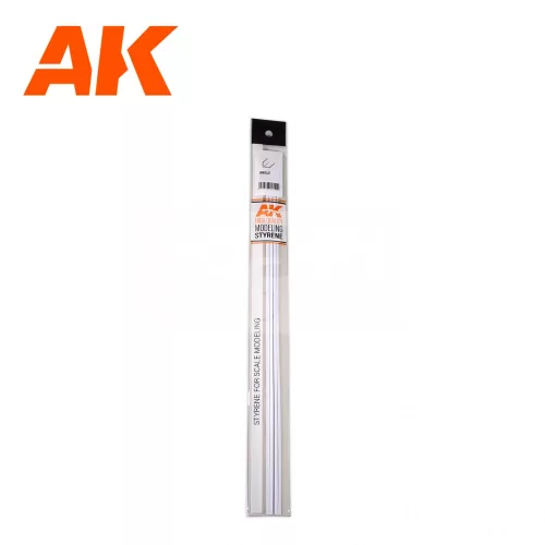 AK-Interactive - Angle 3.0 x 3.0 x 350mm – STYRENE ANGLE – (4 units) L alakú sztirol profil AK6561