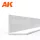 AK-Interactive - Angle 4.0 x 4.0 x 350mm – STYRENE ANGLE – (3 units) L alakú sztirol profil AK6562