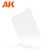 AK-Interactive - 0.5mm thickness x 245 x 195mm – STYRENE SHEET – (3 units)  sztirol lap AK6574