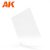 AK-Interactive - 1mm thickness x 245 x 195mm – STYRENE SHEET – (2 units)  sztirol lap AK6576
