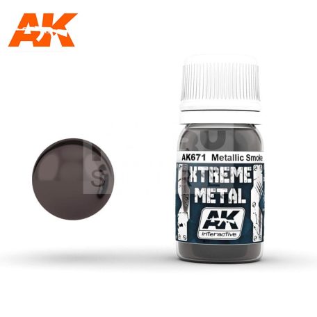 AK-Interactive XTREME METAL METALLIC SMOKE festék 30 ml AK671