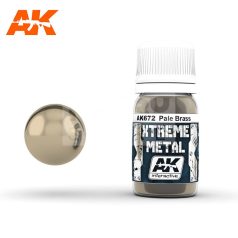 AK-Interactive XTREME METAL PALE BRASS festék 30 ml AK672