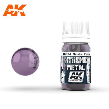 AK-Interactive XTREME METAL METALLIC PURPLE festék 30 ml AK674