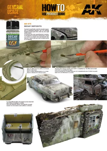 AK-Interactive DECAY DEPOSITS FOR ABANDONED VEHICLES 35 ml AK675