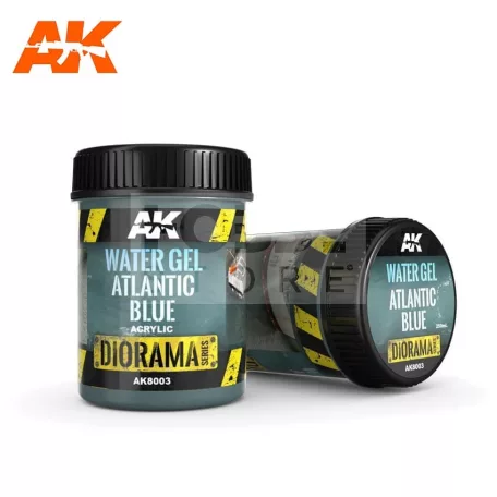 AK-Interactive WATER GEL ATLANTIC BLUE 250 ml AK8003