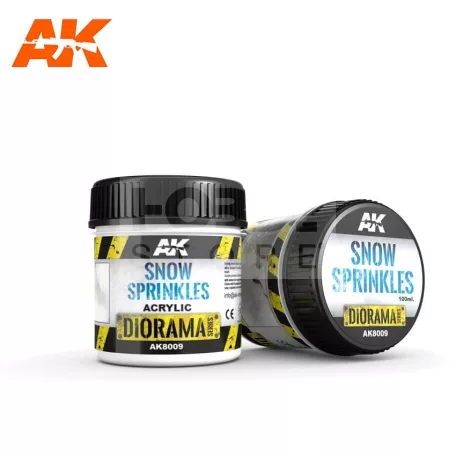 AK-Interactive SNOW SPRINKLES (Vékony rétegű hó effekt) 100 ml AK8009