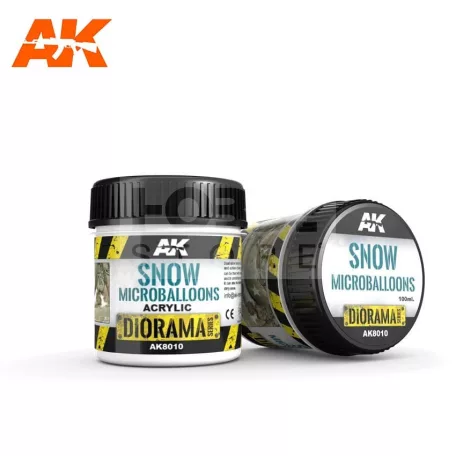 AK-Interactive SNOW MICROBALLOONS (Friss hó-porhó textúra) 100 ml AK8010