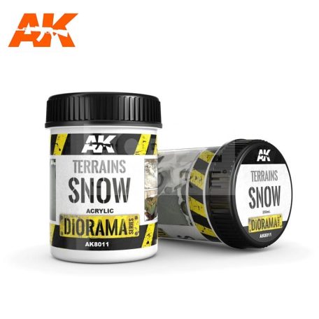 AK-Interactive TERRAINS SNOW (Hó textúra) 250 ml AK8011