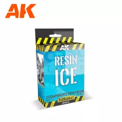   AK-Interactive RESIN ICE (Kétkomponensű jéghatású epoxy gyanta ) 100 ml AK8012