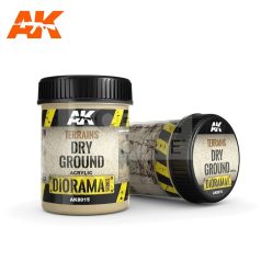   AK-Interactive TERRAINS DRY GROUND (Száraz talaj textúra) 250 ml AK8015