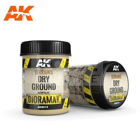 AK-Interactive TERRAINS DRY GROUND (Száraz talaj textúra) 250 ml AK8015