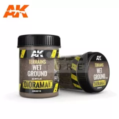   AK-Interactive TERRAINS WET GROUND (Nedves talaj textúra) 250 ml AK8016