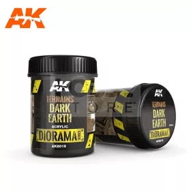   AK-Interactive TERRAINS DARK EARTH (Sötét föld textúra) 250 ml AK8018