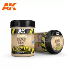   AK-Interactive TERRAINS BEACH SAND (tengerparti homok textúra) 250 ml AK8019