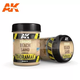   AK-Interactive TERRAINS BEACH SAND (tengerparti homok textúra) 250 ml AK8019