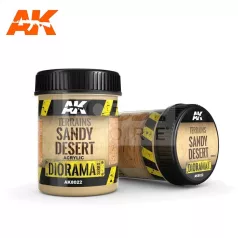   AK-Interactive TERRAINS SANDY DESERT (Sivatagi homok textúra) 250 ml AK8022