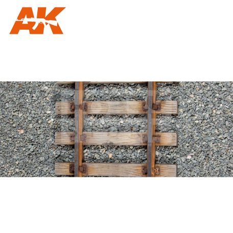 AK-Interactive RAILROAD BALLAST-dioráma kiegészítő- AK8072