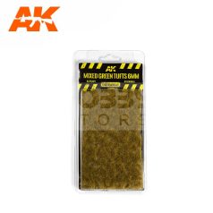   AK-Interactive Tufts - LIGHT GREEN TUFTS 6MM - Fűcsomók diorámához AK8118