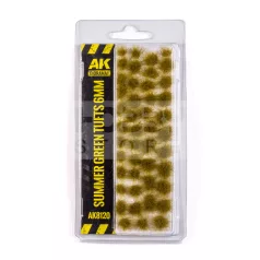   AK-Interactive Tufts - SUMMER GREEN TUFTS 6MM - Fűcsomók diorámához AK8120