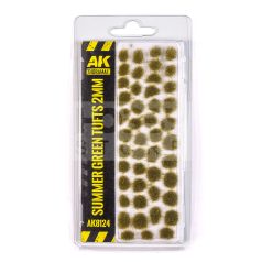   AK-Interactive Tufts - SUMMER GREEN TUFTS 2MM - Fűcsomók diorámához AK8124
