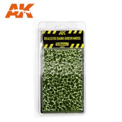   AK-Interactive Tufts - REALISTIC DARK GREEN MOSS - Fűcsomók diorámához AK8131