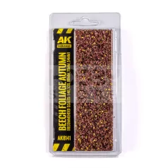   AK-Interactive Tufts - BEECH FOLIAGE AUTUMN - Realisztikus vágható fűszőnyeg modellezéshez AK8141