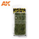 AK-Interactice SUMMER DARK GREEN SHRUBBERIES -Realisztikus bokrok diorámákhoz-figurákhoz AK8168