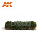 AK-Interactice SUMMER DARK GREEN SHRUBBERIES -Realisztikus bokrok diorámákhoz-figurákhoz AK8168