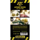 AK-Interactice AUTUMN BROWN SHRUBBERIES -Realisztikus bokrok diorámákhoz-figurákhoz AK8170